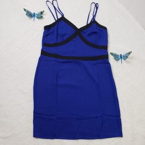 BEBE BLUE DRESS